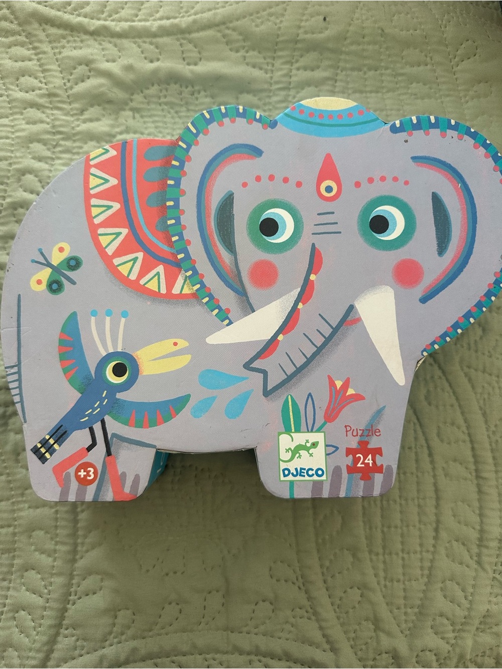 Asian Elephant 24-Piece Kids Puzzle